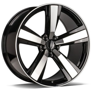 Janta aliaj Carbonado PLAYER 9.5x21 5x112 ET26 BFP - Black Front Polished