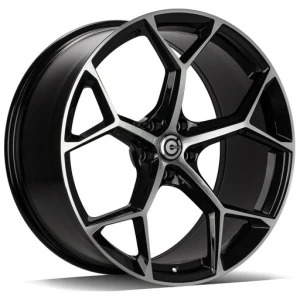 Janta aliaj Carbonado Fancy 9.5x22 5x112 ET25 BFP - Black Front Polished