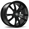 Janta aliaj Carbonado Pain 9.5x22 5x112 ET37 BG - Black Glossy