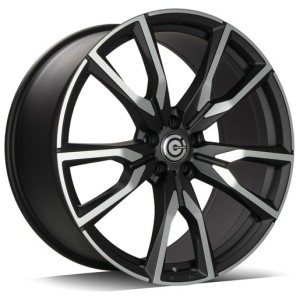 Janta aliaj Carbonado Pain 10.5x22 5x112 ET43 MBFP - Matt Black Front Polished