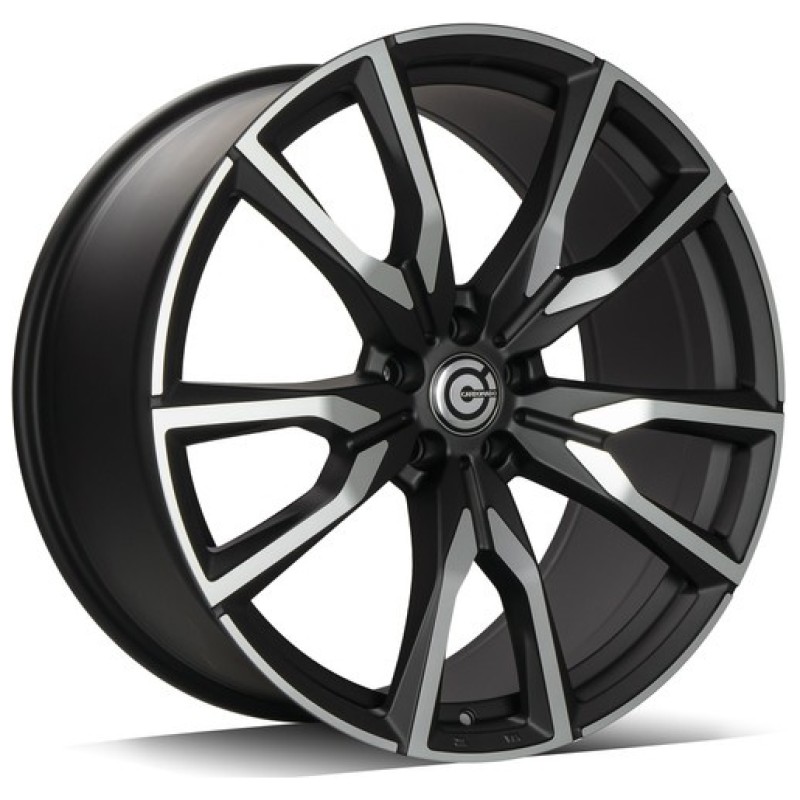 Janta aliaj Carbonado Pain 10.5x22 5x112 ET43 MBFP - Matt Black Front Polished