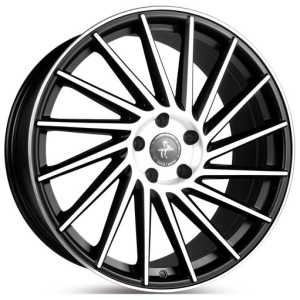 Janta aliaj Keskin Tuning KT17 10.0x22 5x120 ET40 MBFP -  Matt Black Front Polish