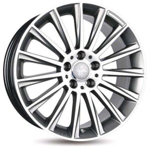 Janta aliaj Keskin Tuning KT18 10.0x22 5x130 ET40 PFP - Palladium front polish