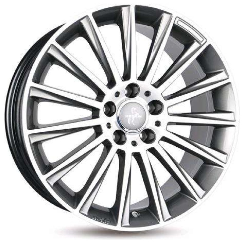 Janta aliaj Keskin Tuning KT18 10.0x22 5x130 ET40 PFP - Palladium front polish