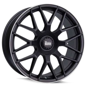 Janta aliaj MAM Leichtmetallräder GT1 10.0x22 5x130 ET40 MBLP - Matt Black Lip Polish