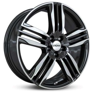 Janta aliaj Ronal R58 10.0x22 5x130 ET50 BFC - Schwarz-Frontkopiert