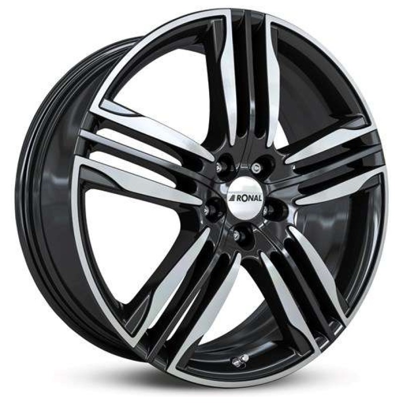 Janta aliaj Ronal R58 10.0x22 5x130 ET50 BFC - Schwarz-Frontkopiert