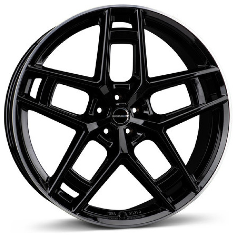 Janta aliaj Borbet TF 10.5x24 5x112 ET40 BRPG - Black Rim Polished Glossy