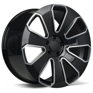 Janta aliaj CForged CF-14 10.0x22 5x130 ET30 BMF - Candy Black Glossy Diamond Cut Face