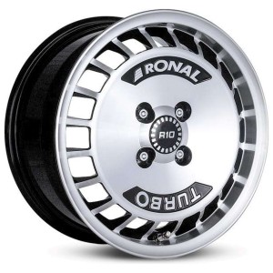 Janta aliaj Ronal R10 7.0x15 4x100 ET28 B - Schwarz-Frontkopiert
