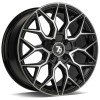 Janta aliaj seventy9 SV-K 7x16 4x100 ET38 BFP - Black Front Polished