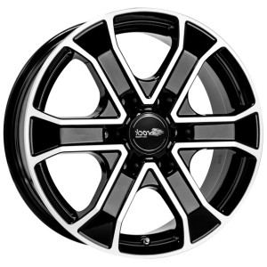 Janta aliaj RC-DESIGN RC31 7x16 6x120 ET45 SGVP - Schwarz Front-Poliert