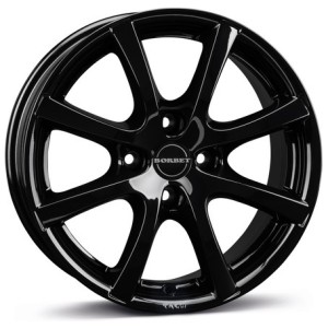 Janta aliaj Borbet LV4 7x17 4x108 ET38 BG - Black Glossy