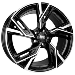 Janta aliaj MAM Leichtmetallräder RS5 7.5x17 5x108 ET55 BFP - Black Front Polish