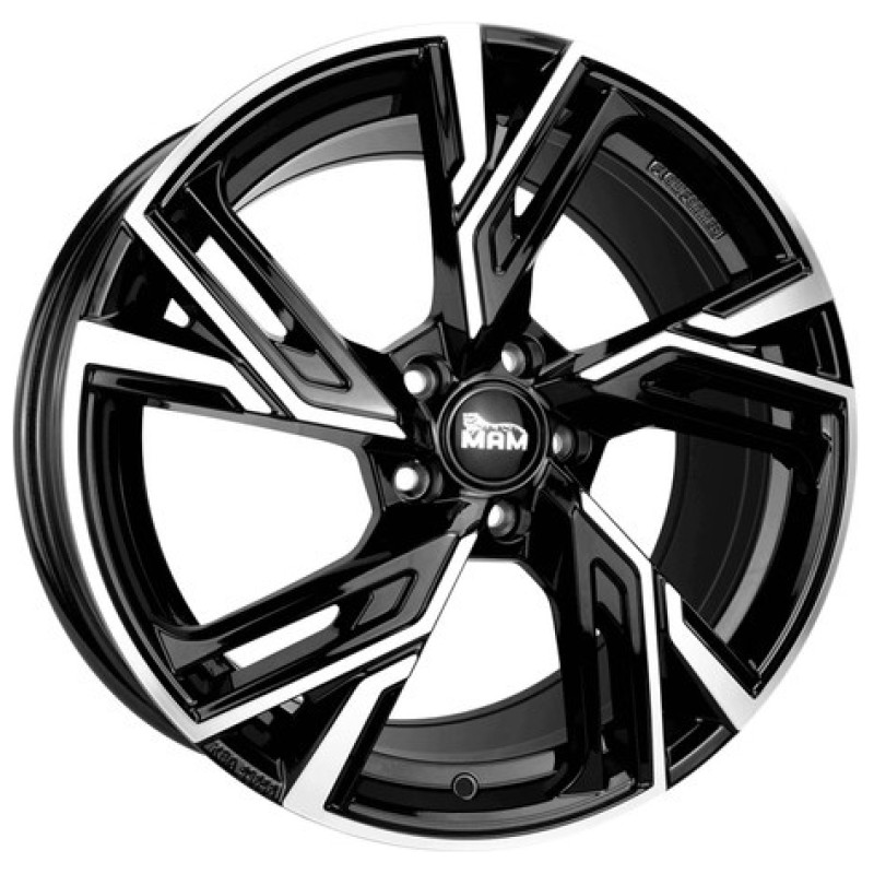 Janta aliaj MAM Leichtmetallräder RS5 7.5x17 5x108 ET55 BFP - Black Front Polish