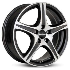 Janta aliaj Ronal R56 8x17 5x108 ET42 MBF - Mattschwarz-Frontkopiert