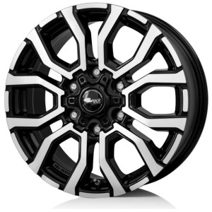 Janta aliaj RC-DESIGN RC35 7.5x17 6x139.7 ET30 SGVP - Schwarz Front-Poliert