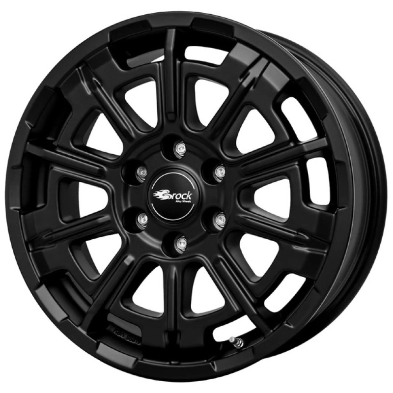 Janta aliaj Brock B45 7.5x18 5x108 ET45 SBM - Satin Black Matt