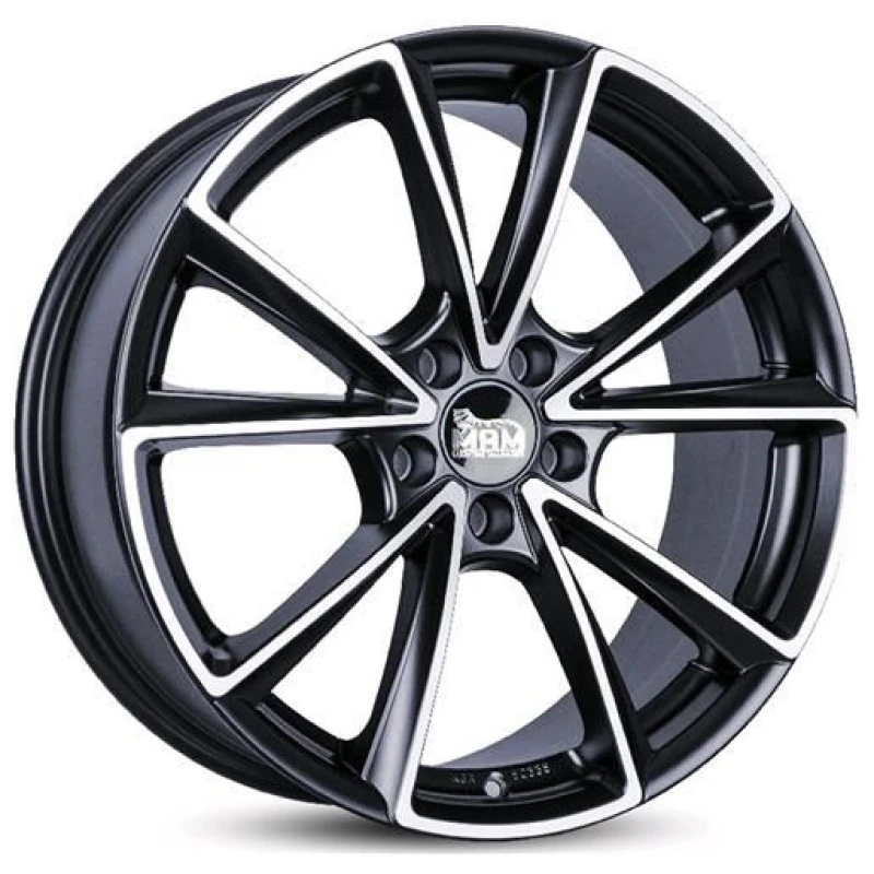 Janta aliaj MAM Leichtmetallräder A5 8.0x18 5x112 ET45 MBFP - Matt Black Front Polished