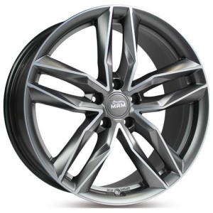 Janta aliaj MAM Leichtmetallräder RS3 8.0x18 5x112 ET45 MPFP - Matt palladium front polish