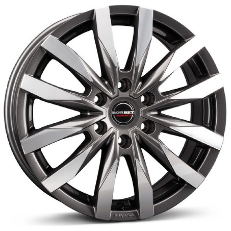 Janta aliaj Borbet CW6 7.5x18 6x130 ET47 MAGP - Mistral anthracite glossy polished