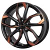 Janta aliaj RC-DESIGN RC34 7.5x19 5x112 ET50 BOM - Black Orange Matt