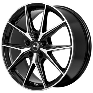 Janta aliaj Brock B40 9.5x19 5x120 ET40 SGVP - Schwarz Front-Poliert