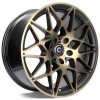 Janta aliaj Carbonado Crazy 9.5x19 5x120 ET40 BGGF - Black Glossy Gold Front