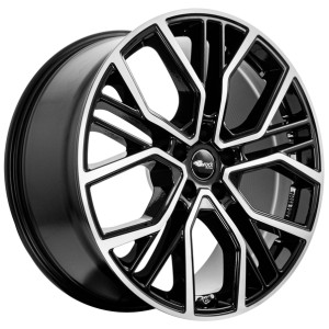 Janta aliaj Brock B41 10.5x21 5x120 ET42 SGVP - Schwarz Front-Poliert