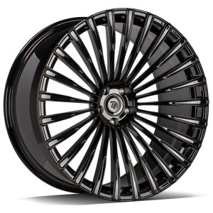 Janta aliaj seventy9 MF.1 10.5x22 5x112 ET14 BG - Black Glossy