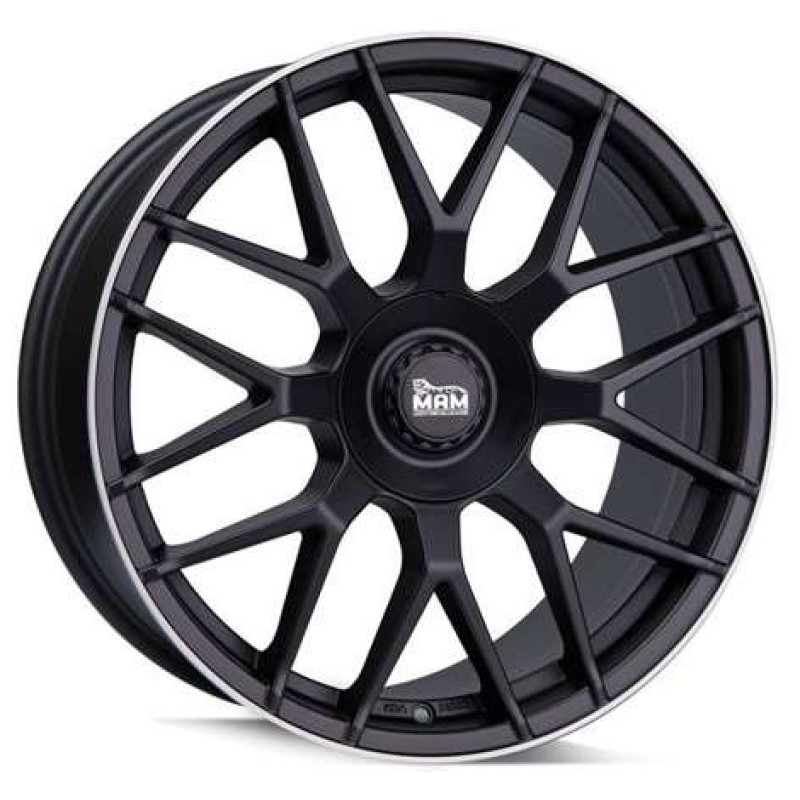 Janta aliaj MAM Leichtmetallräder GT1 10x22 5x112 ET20 MBLP - Matt Black Lip Polish