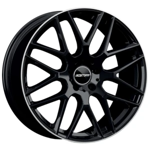 Janta aliaj GMP BERGHEM 9x19 5x112 ET48 CB66.6 Black with polished lip