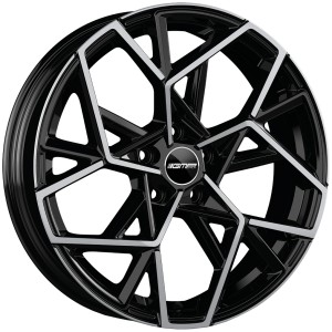 Janta aliaj GMP CARTESIO 8x19 5x108 ET43 CB73.1 Black polished