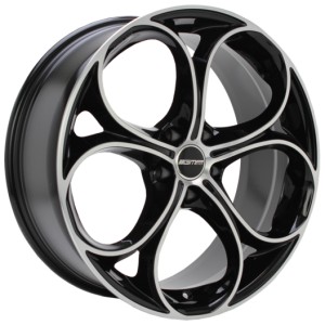 Janta aliaj GMP DRAKE 8x18 5x110 ET33 CB65.1 Black polished