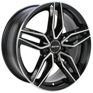 Janta aliaj GMP FASTEN 8x18 5x108 ET40 CB73.1 Black polished