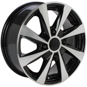 Janta aliaj Import 2280 5.5x14 4x114,3 ET45 CB66.6 Black polished