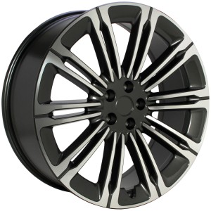 Janta aliaj ORIGINALA LAND ROVER STYLE 1075 9.5x23 5x120 ET42.5 CB72.6 Anthracite polished