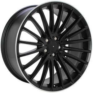 Janta aliaj ORIGINALA MERCEDES A2534015900 9.5x21 5x112 ET30 CB66.6 Black with polished lip