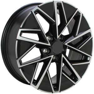 Janta aliaj ORIGINALA SKODA 5E3601025BM 7x17 5x112 ET46 CB57.1 Metallic black  polished