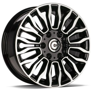 Janta aliaj Carbonado Might 7.0x16 6x130 ET50 BFP - Black Front Polished