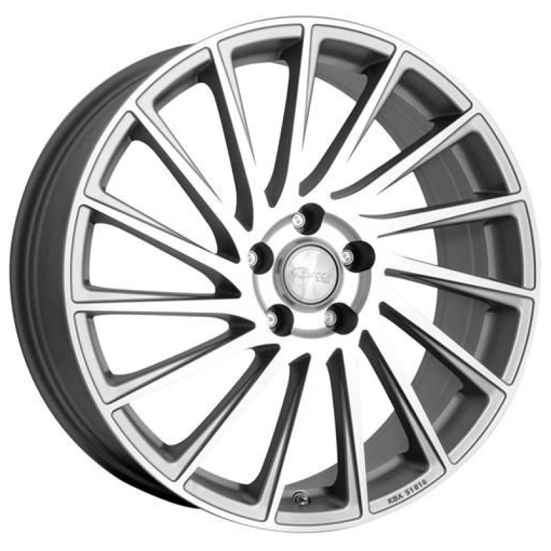 Janta aliaj Brock B39 7.0x17 5x100 ET46 FGVP - Ferric Grey Voll-Poliert (FGVP)