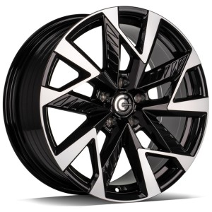 Janta aliaj Carbonado Trick 8.0x18 5x112 ET40 BFP - Black Front Polished