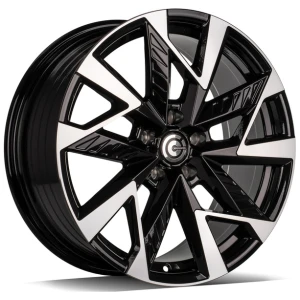 Janta aliaj Carbonado Trick 8.0x18 5x112 ET40 BFP - Black Front Polished