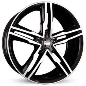 Janta aliaj MAM Leichtmetallräder A1 8.0x18 5x112 ET30 BFP - Black Front Polish