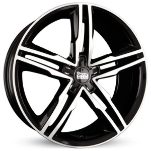 Janta aliaj MAM Leichtmetallräder A1 8.0x19 5x112 ET42 BFP - Black Front Polish