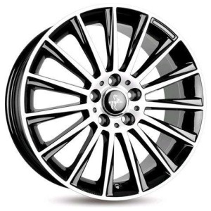 Janta aliaj Keskin Tuning KT18 10.0x22 5x130 ET50 BFP - Black Front Polish