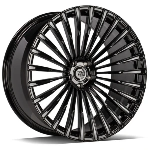 Janta aliaj seventy9 MF.1 10.5x22 5x112 ET14 BG - Black Glossy