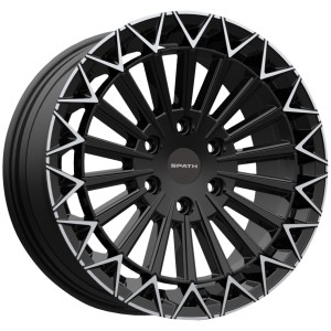 Janta aliaj Spath SP53 7.5x18 6x120 ET48 CB74.6 Black with polished lip