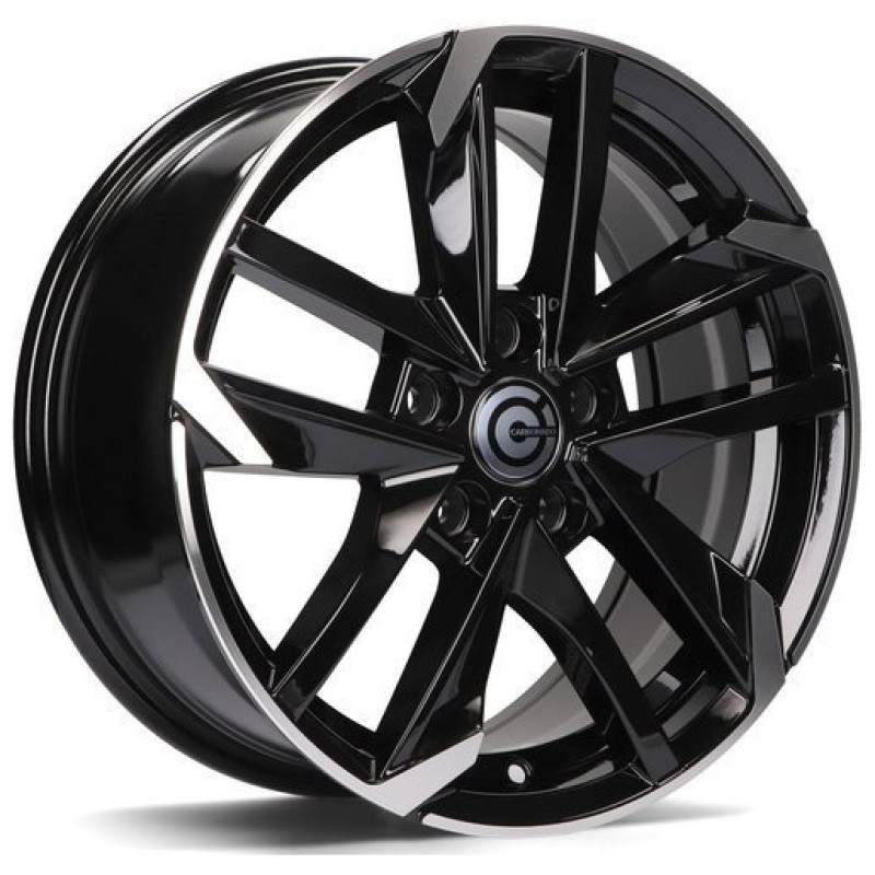 Janta aliaj Carbonado Rennes 7.0x16 5x108 ET40 BFP - Black Front Polished