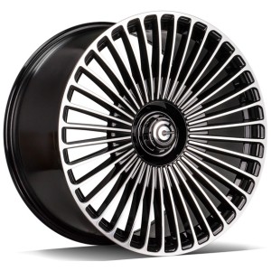 Janta aliaj Carbonado Hurricane 11x21 5x112 ET47 BFP - Black Front Polished